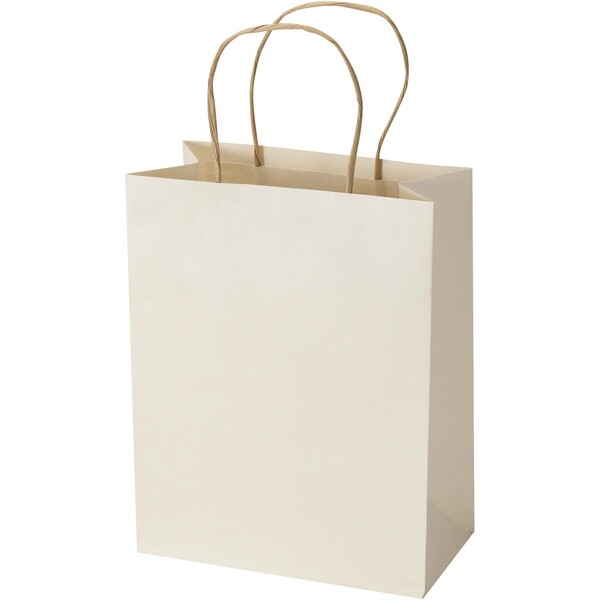 Agricultural 150 g/m2 waste paper bag with twisted handles - 18 x 9 x 23 cm