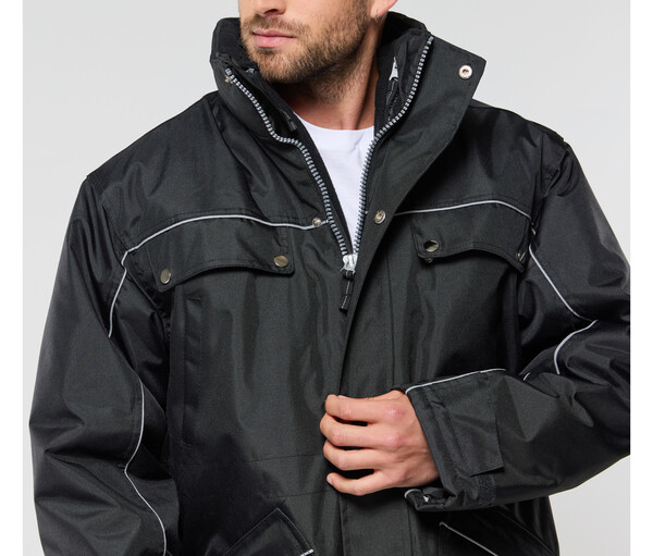 Parka 3 en 1 avec blouson amovible - BLACK / S