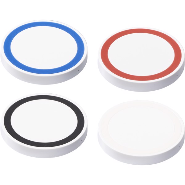 Freal 5W wireless charging pad - White / Solid Black