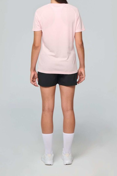 Ladies' Short-Sleeved Sports T-Shirt - White / M