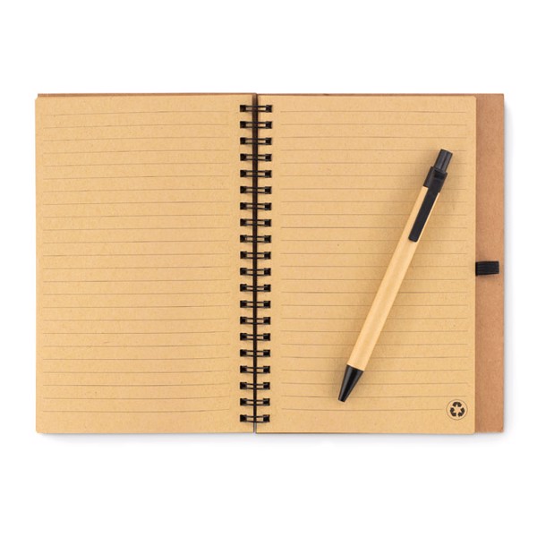 Sonora Pluscork notebook A5, 140 recycled pages