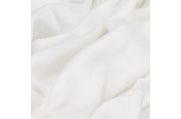 Couverture en polaire R-PET avec sublimation 120 x 150 cm 250 g/m² - Blanc