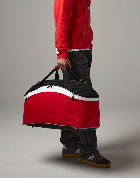 Teamwear Holdall - Black / Classic Red / White / ONE SIZE