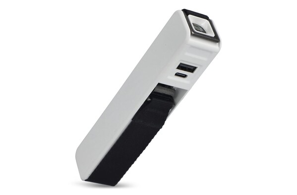 Travel Powerbank 2600 mAh 5-en-1 - Balance de Lugage - Lampe de poche - Règle - Thermomètre
