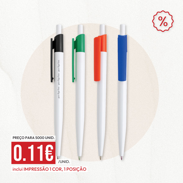 Esferográfica de Plástico Reciclado