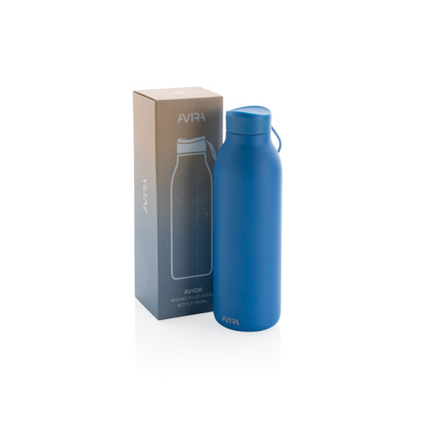 Termo lahev Avira Avior 500ml z RCS recyklované oceli - Modrá