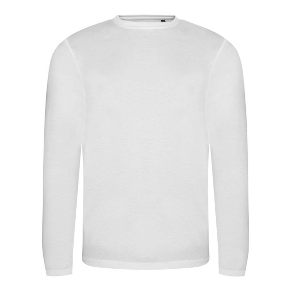 Long Sleeve Tri-Blend T - Solid White / M