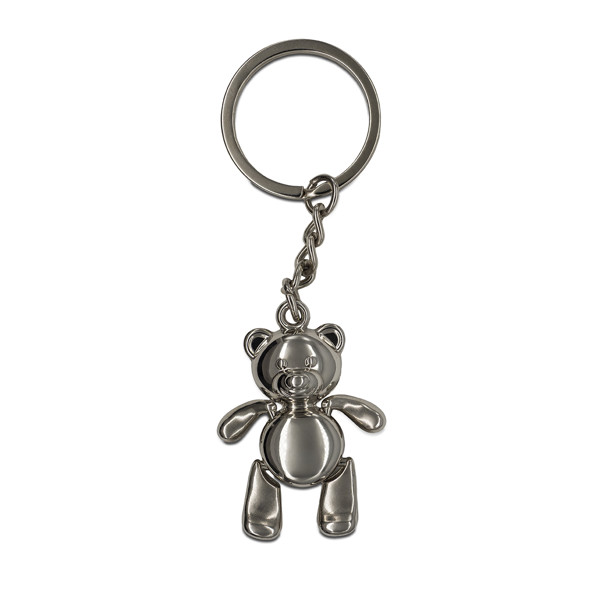 Checo teddy keyring - Silver