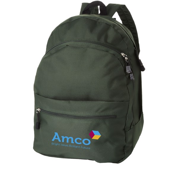 Trend 4-compartment backpack 17L - Forest Green