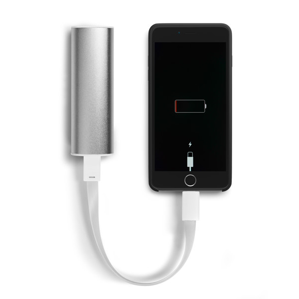 RODIUM - Chargeur nomade - ARGENT