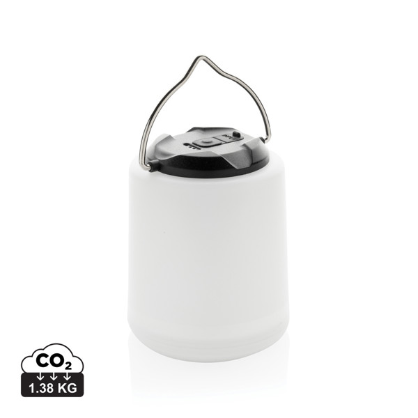 Limio RCS recycled plastic portable re-chargeable table lamp