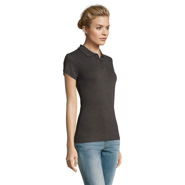 PERFECT POLO SENHORA 180g Perfect Women - Antracite MatizadoM