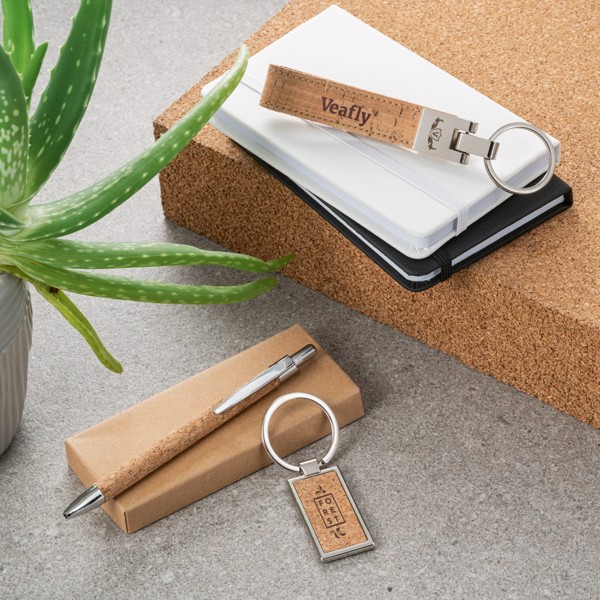 PS - CORKS. Cork keyring