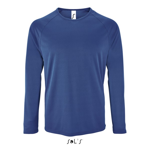 SOL'S SPORTY LSL MEN - ΑΘΛΗΤΙΚΌ T-SHIRT ΜΕ ΜΑΚΡΎ ΜΑΝΊΚΙ - Royal Blue / L