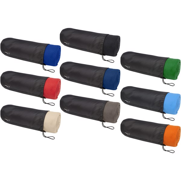 Willow GRS RPET Decke aus Polar Fleece - processblau