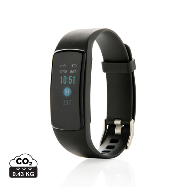 Stay Fit with heart rate monitor - Black