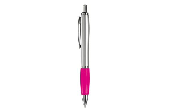 Ball pen Hawaï silver - Silver / Dark pink