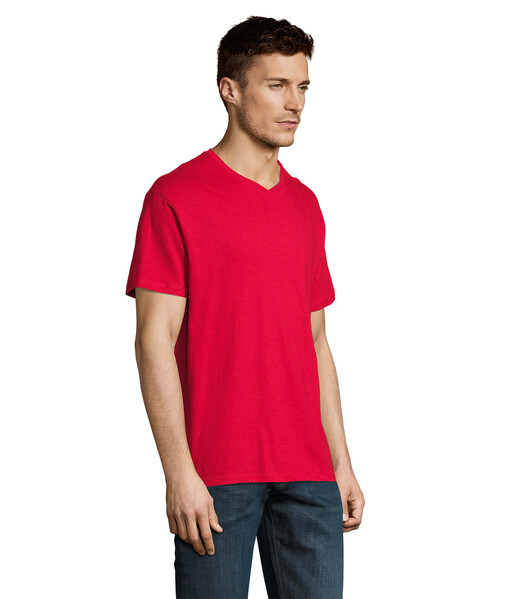 VICTORY Męski T-SHIRT 150g - Czerwony / L