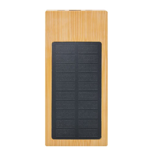 CARGADOR SOLAR DE BAMBU
