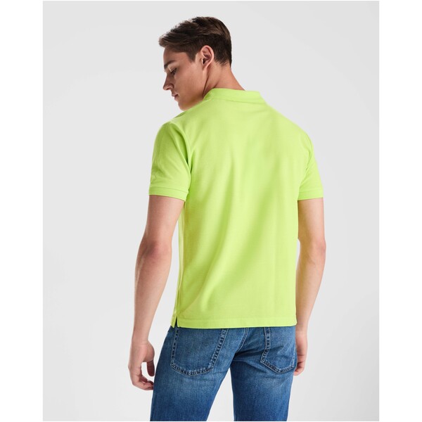 Polo de manga curta para homem de 220 g/m² "Pegaso Premium" - Branco / XL