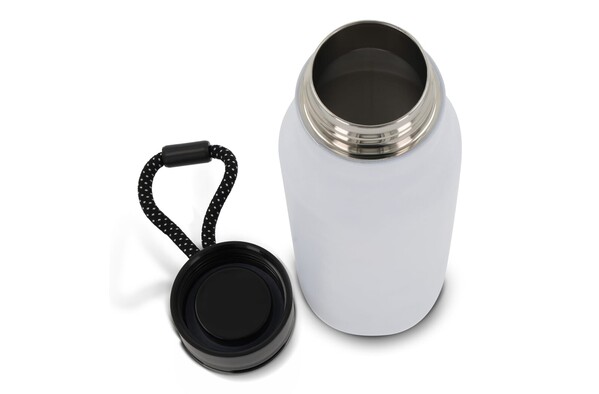 Bouteille isotherme avec dragonne 600ml - Blanc