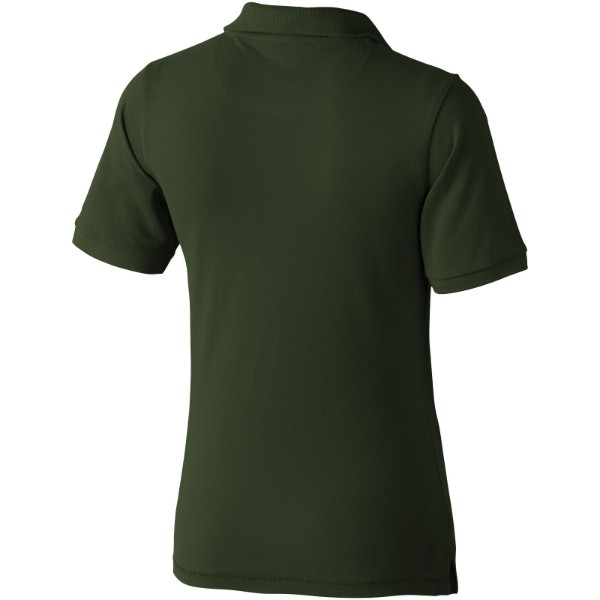 Polo manches courtes femme Calgary - Vert militaire / XL