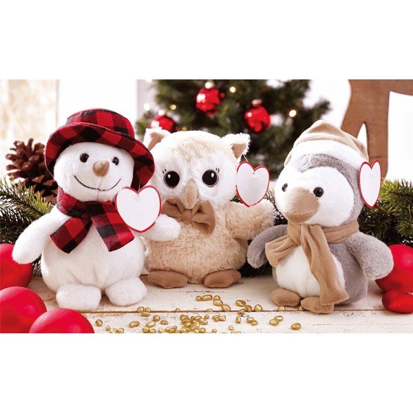 Johann plush snowman, extra soft fur