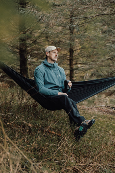 Venkovní houpací síť Nordic Drift Trail s GRS
