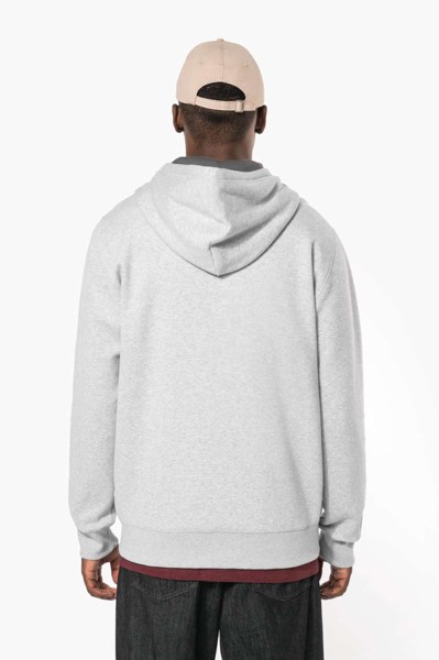 Full Zip Hooded Sweatshirt - Light Royal Blue / M
