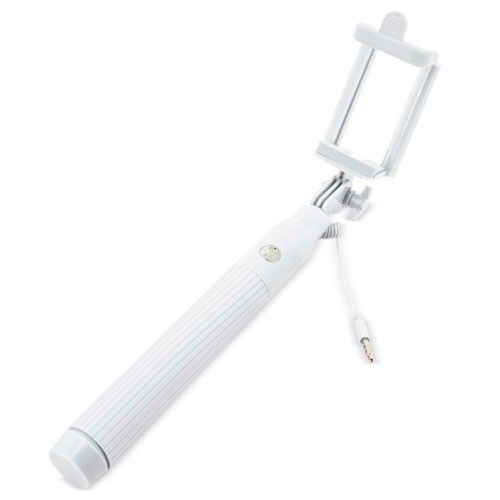 Monopod pliable déclencheur - Blanc