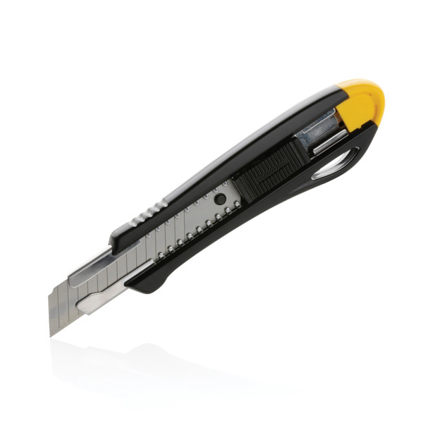 Refillable RCS recycled plastic professional knife - Yellow