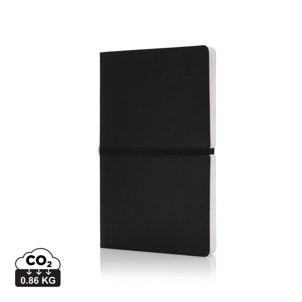 Deluxe softcover A5 notitieboek - Zwart