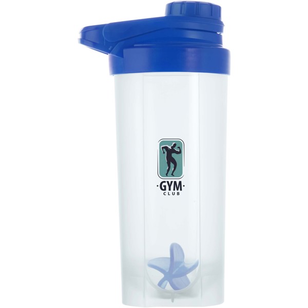 Bouteille de sport Forza de 700 ml avec bille de shaker - Bleu royal