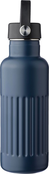 Garrafa de aço inoxidável reciclado com parede dupla (500 ml) Lior - branco