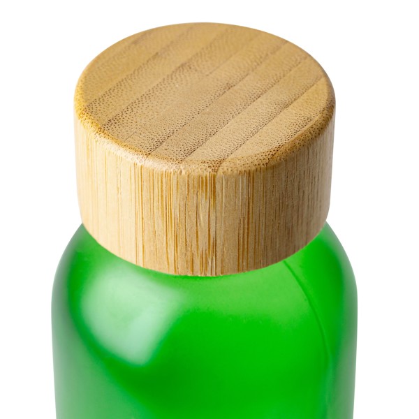 Glazen drinkfles (500 ml) Levi - zwart