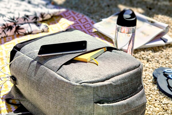 Mochila Cruz | Laptop 13" | 10 l - cinzento claro