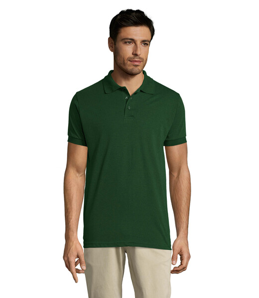 PRIME POLO SENHOR 200g Prime Men - Verde Garrafa Escuro4XL
