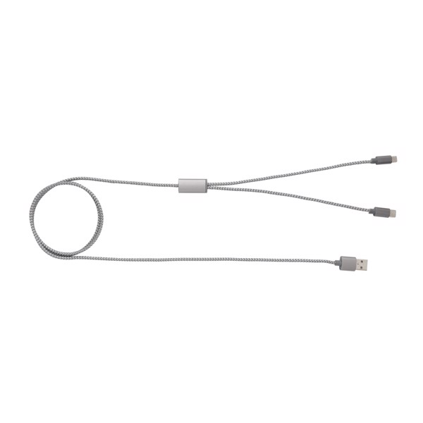 Xd Collection 3-v-1 polnilni kabel, 120 cm, najlon