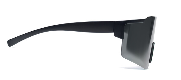 Lustrzane sportowe okulary prze Shine - Czarny