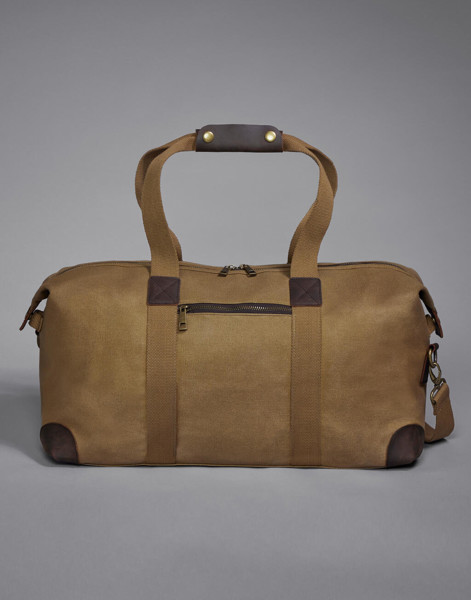 Heritage Waxed Canvas Holdall - Black / ONE SIZE