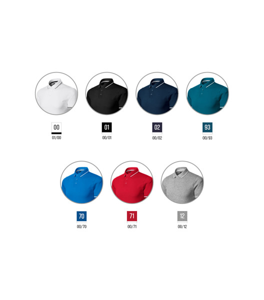 Polokošile Pánská Malfini Premium® Perfection Plain - Tmavě Šedý Melír / XL