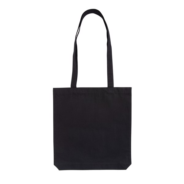Sac shopping type Tote bag Impact en coton recyclé AWARE™ - Noir