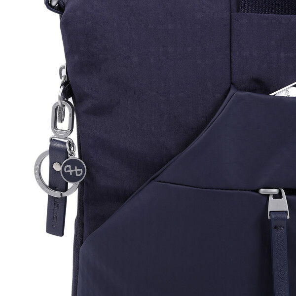 KICHO | Geantă tote orizontală Exp 14" + RFID - Hedgren - Peacot Blue