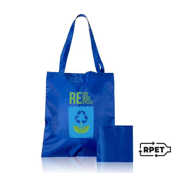 Saco Em 100% Pet Reciclado, Dobrável - Branco