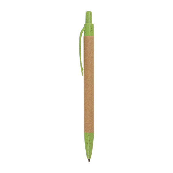 Guľôčkové pero z kartónu Lenox - LIght Green