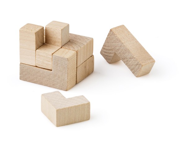 Jeu de cubes en bois Amber