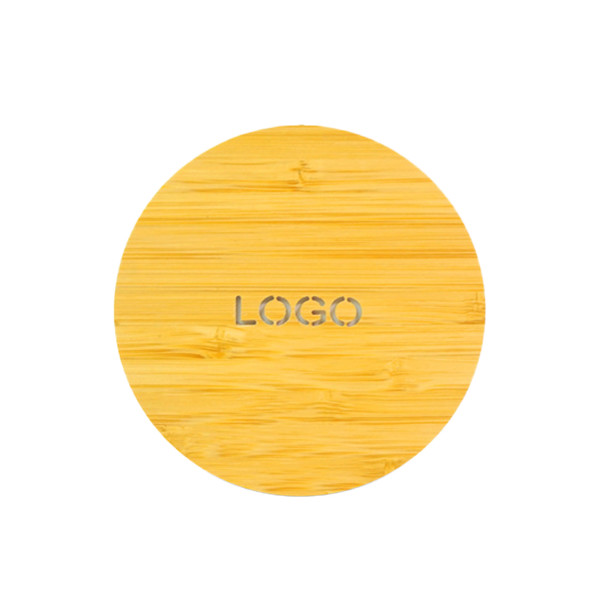 Wooden wireless charger with LED backlight