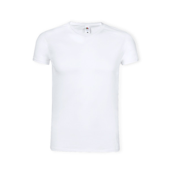 Camiseta Adulto Blanca Iconic V-Neck - Blanco / L