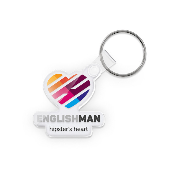 KEY RING CREATION PMMA EP 3mm MAXI 20 cm2 - Transparent / Creation_OEM