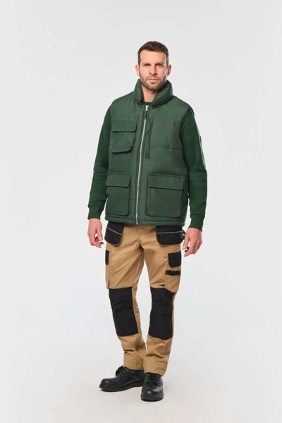 Quilted Bodywarmer - Dark Grey / S